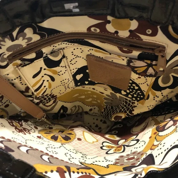 Vintage Brighton Black Patent Leather Shoulder Hand Bag - Picture 7 of 13